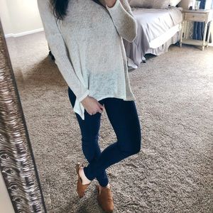 Vera Wang Navy Ponte Leggings XS